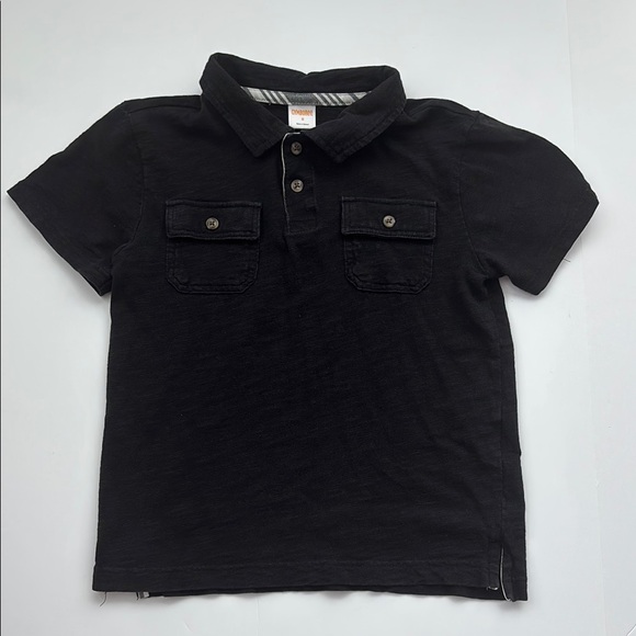 Gymboree Classic Black Kids Polo Shirt 100% Cotton Boy Size 8 - Picture 1 of 4